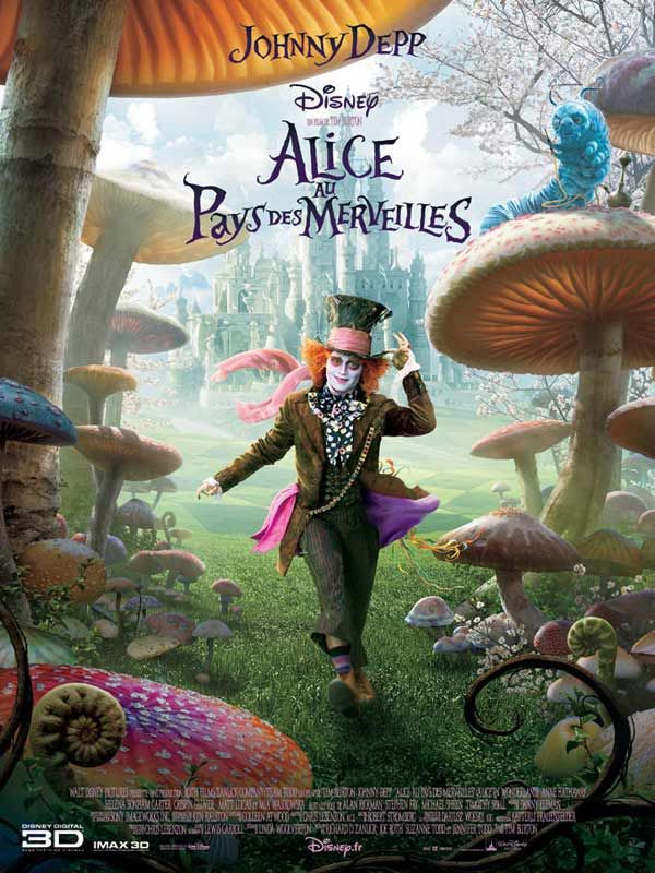 Alice au pays des merveilles 3D - Affiche