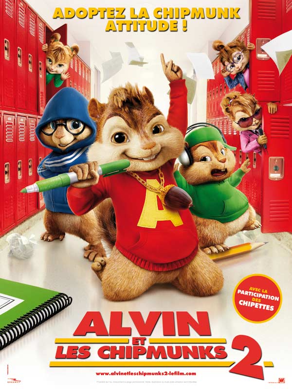 Alvin et les Chipmunks 2 - Affiche