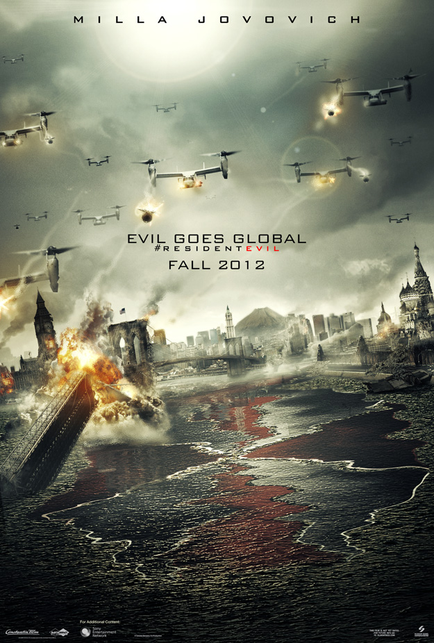 Resident Evil : Retribution  - Affiche