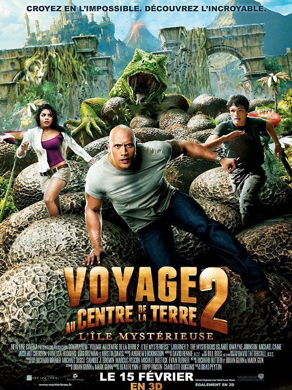 Voyage au centre de la Terre 2 : L'île Mystérieuse - Affiche