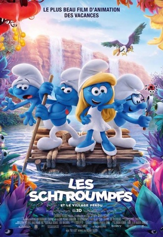 Les Schtroumpfs et le village perdu - Affiche