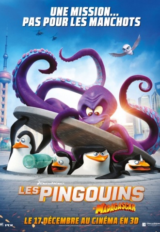 Les Pingouins de Madagascar - Affiche