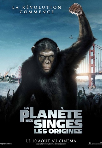 La Planète des Singes : Les Origines - Affiche