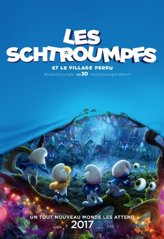 Les Schtroumpfs et le village perdu - Affiche