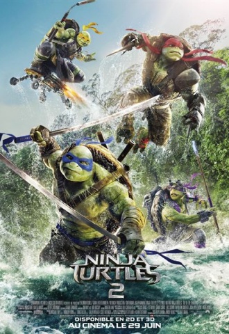 Ninja Turtles 2 - Affiche