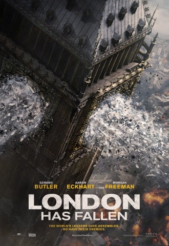 La chute de Londres - Affiche