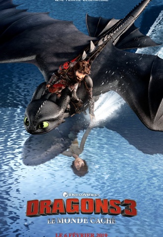 Dragons 3 : Le monde caché - Affiche