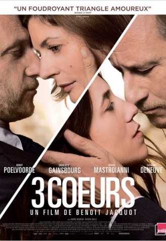Trois coeurs - Affiche