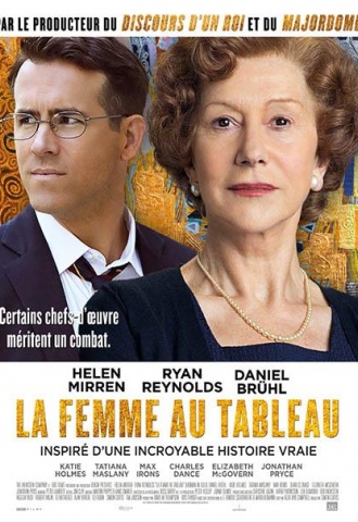 La femme au tableau - Affiche