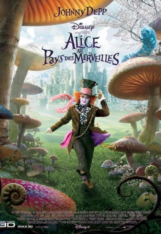 Alice au pays des merveilles 3D - Affiche