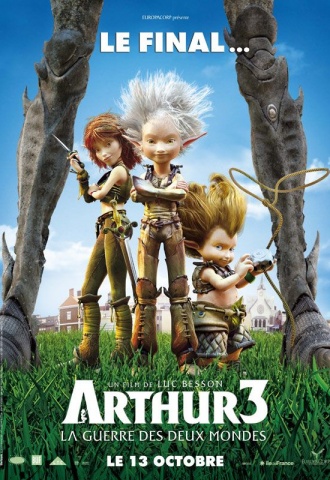 Arthur 3 et la guerre des deux mondes - Affiche