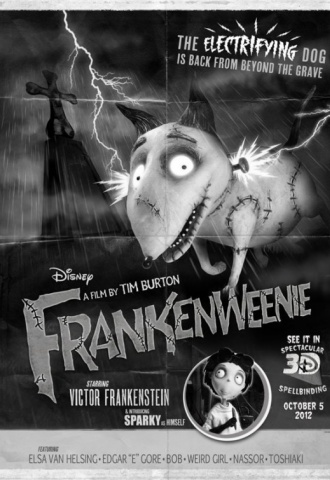 Frankenweenie  - Affiche