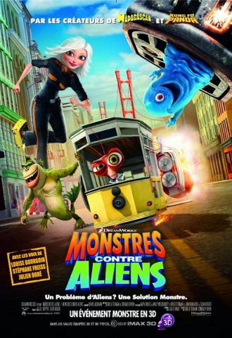 Monstres Contre Aliens - Affiche
