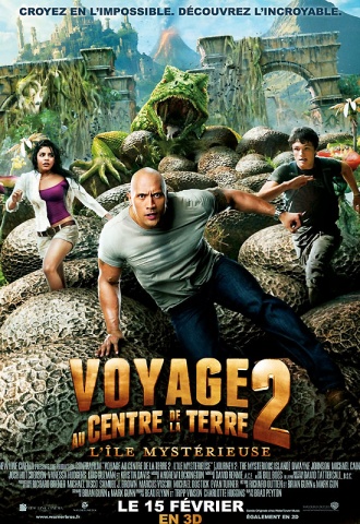 Voyage au centre de la Terre 2 : L'île Mystérieuse - Affiche