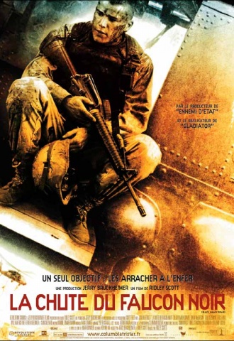 La Chute du faucon noir - Affiche