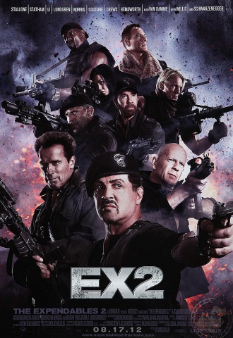 Expendables 2 : Unité Spéciale - Affiche