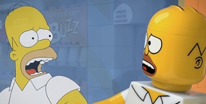 Les Simpsons jouent aux Lego