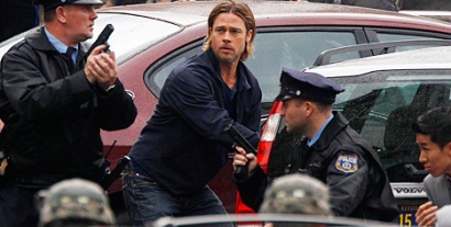 1ères images de World War Z avec Brad Pitt