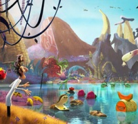 L'île des Miam-Nimaux : Tempête de boulettes géantes 2	- Photo